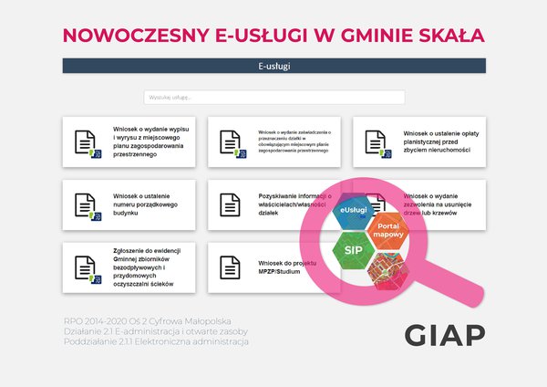 NOWOCZESNE E-USŁUGI W GMINIE SKAŁA