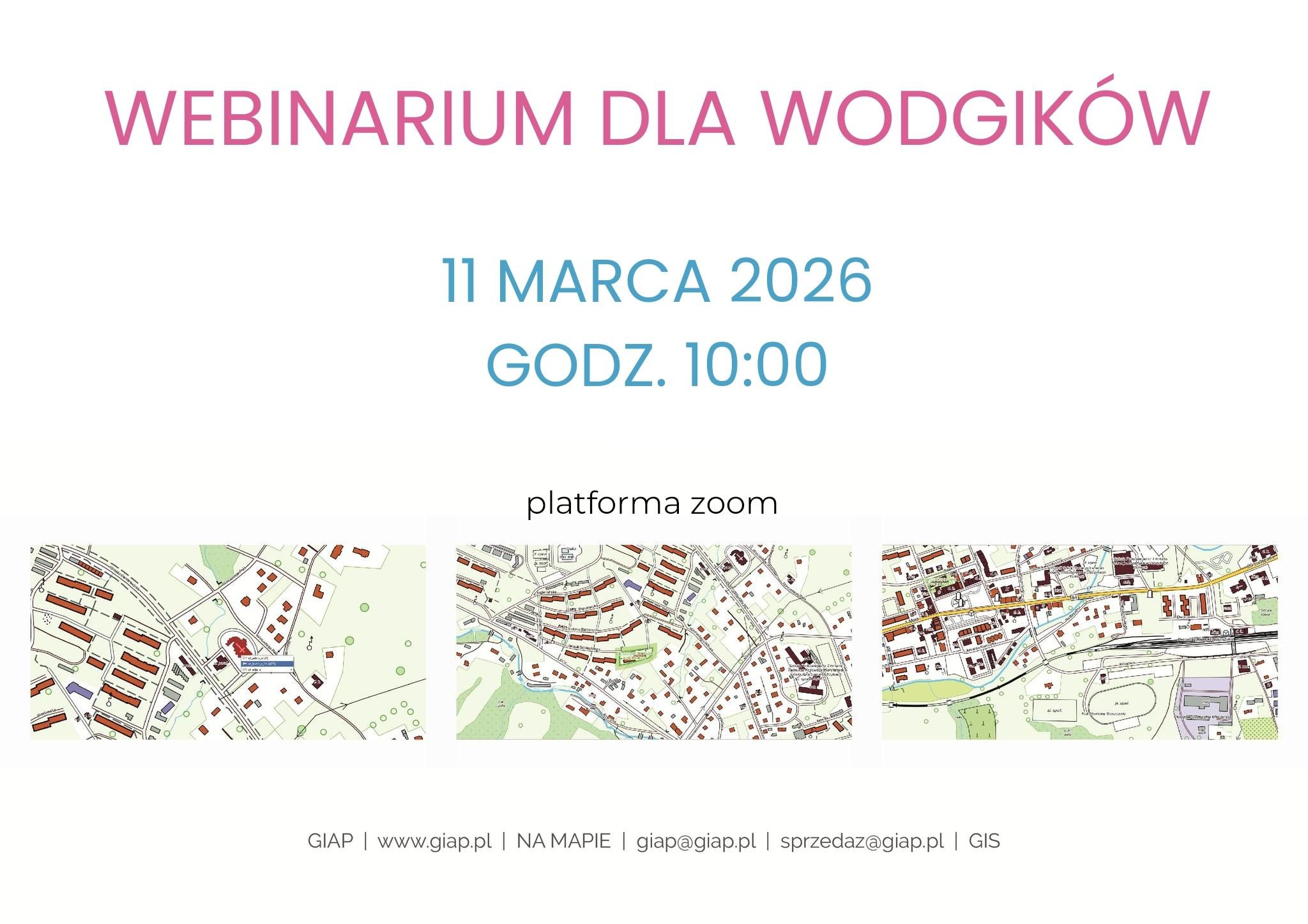WEBINARIUM DLA WODGIKÓW
