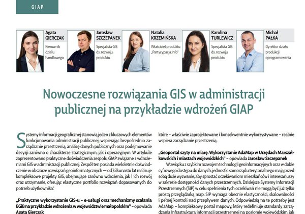 GIAP W PRASIE BRANŻOWEJ